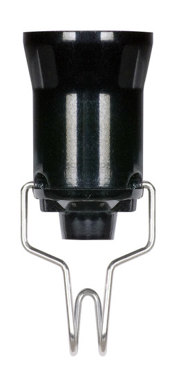 Phenolic Candelabra Socket in Black (230|80-2548)