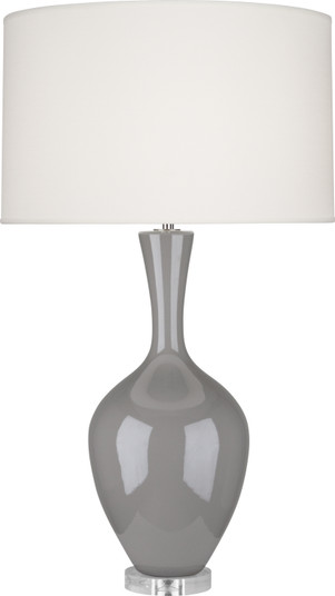 Audrey One Light Table Lamp in Smokey Taupe Glazed Ceramic (165|ST980)