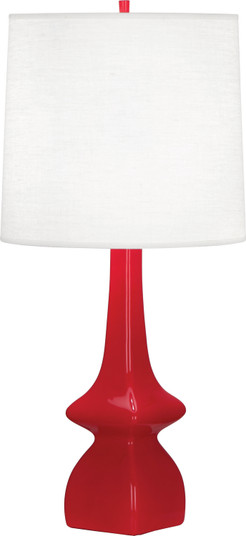 Jasmine One Light Table Lamp in RUBY RED GLAZED CERAMIC (165|RR210)