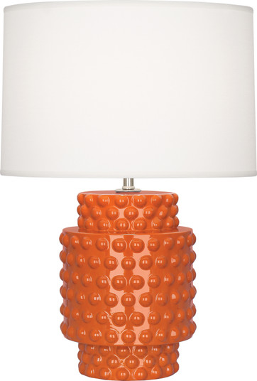Dolly One Light Accent Lamp in Pumpkin Glazed Textured Ceramic (165|PM801)