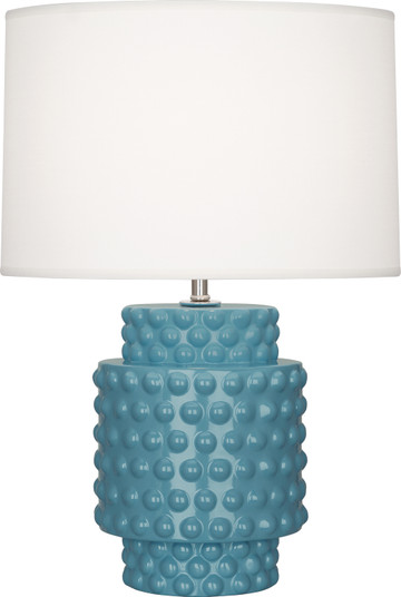 Dolly One Light Accent Lamp in Steel Blue Glazed Textured Ceramic (165|OB801)