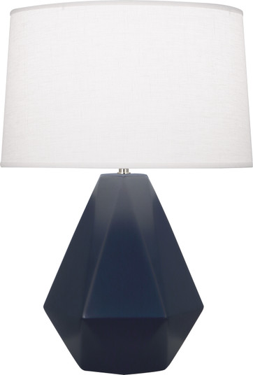 Delta One Light Table Lamp in Matte Midnight Blue Glazed Ceramic (165|MMB97)