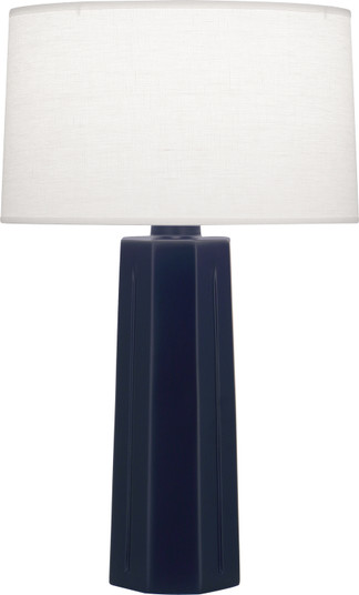 Mason One Light Table Lamp in Matte Midnight Blue Glazed Ceramic (165|MMB60)