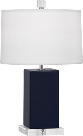 Harvey One Light Accent Lamp in Midnight Blue Glazed Ceramic (165|MB990)