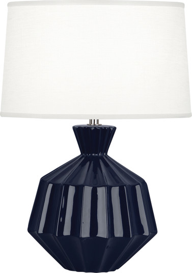 Orion One Light Accent Lamp in Midnight Blue Glazed Ceramic (165|MB989)