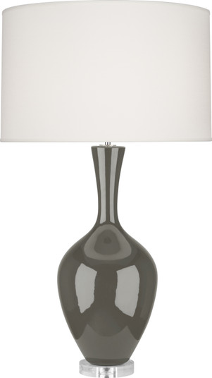 Audrey One Light Table Lamp in Ash Glazed Ceramic (165|CR980)