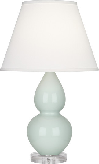 Small Double Gourd One Light Accent Lamp in Celadon Glazed Ceramic w/Lucite Base (165|A788X)