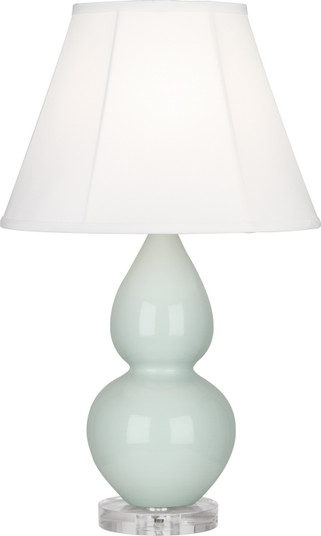Small Double Gourd One Light Accent Lamp in Celadon Glazed Ceramic w/Lucite Base (165|A788)