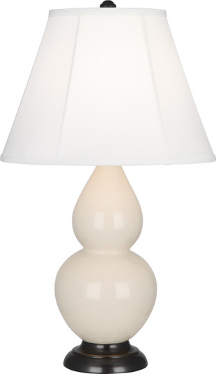 Small Double Gourd One Light Accent Lamp in Bone Glazed Ceramic (165|1775)
