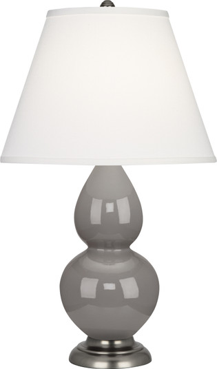 Small Double Gourd One Light Accent Lamp in Smoky Taupe Glazed Ceramic (165|1770X)