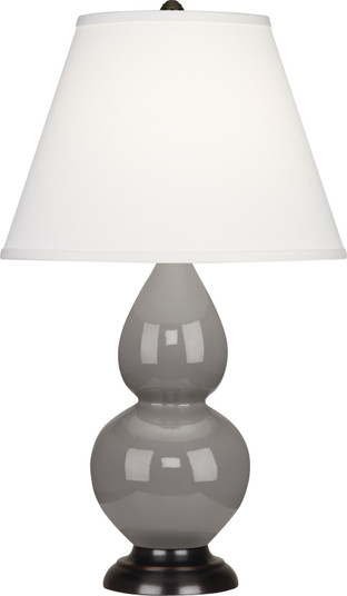 Small Double Gourd One Light Accent Lamp in Smoky Taupe Glazed Ceramic (165|1769X)