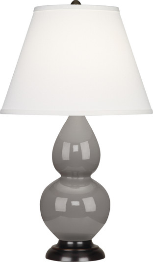 Small Double Gourd One Light Accent Lamp in Smokey Taupe Glazed Ceramic (165|1769X)