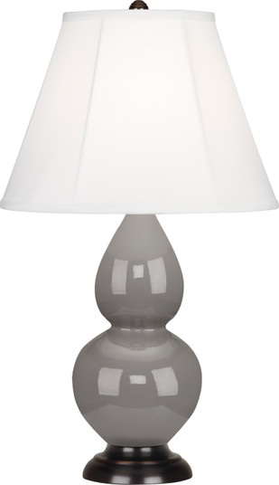 Small Double Gourd One Light Accent Lamp in Smoky Taupe Glazed Ceramic (165|1769)