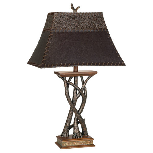 Montana Reflection Table Lamp in Dark Fruitwood (24|K4116)