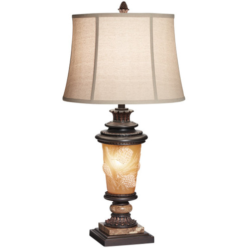 Pine Cone Glow Table Lamp in Dark Bronze (24|81A30)