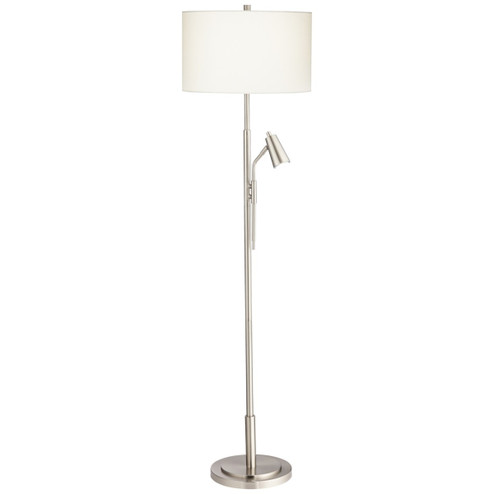 Hemet Floor Lamp in Brushed Nickel/Brushed Steel (24|80T87)