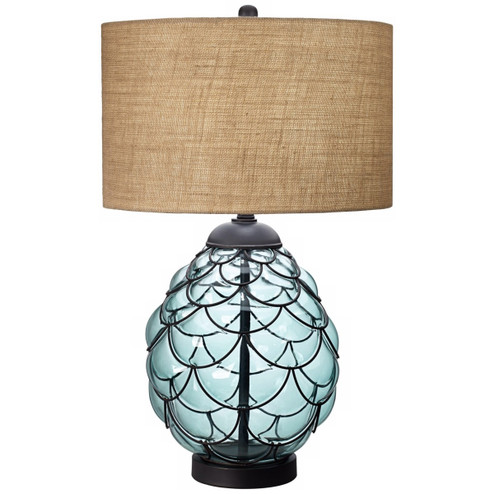 Pacific Glass Table Lamp in Blue-Sea (24|5M701)