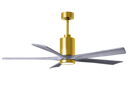 Patricia 60''Ceiling Fan in Brushed Brass (101|PA5-BRBR-BW-60)