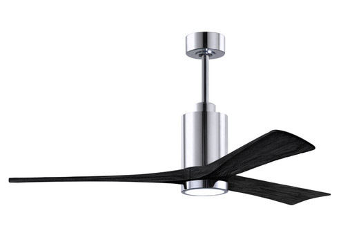 Patricia 60''Ceiling Fan in Polished Chrome (101|PA3-CR-BK-60)