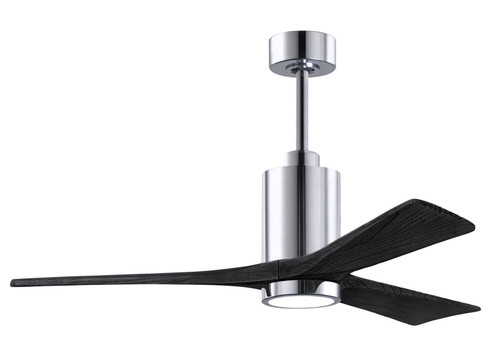 Patricia 52''Ceiling Fan in Polished Chrome (101|PA3-CR-BK-52)