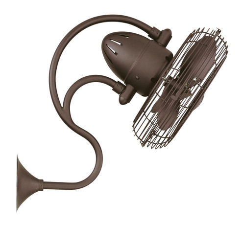 Melody 13''Wall Fan in Textured Bronze (101|ME-TB)