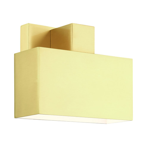 Lynx One Light Outdoor Wall Sconce in Satin Brass (107|22422-12)