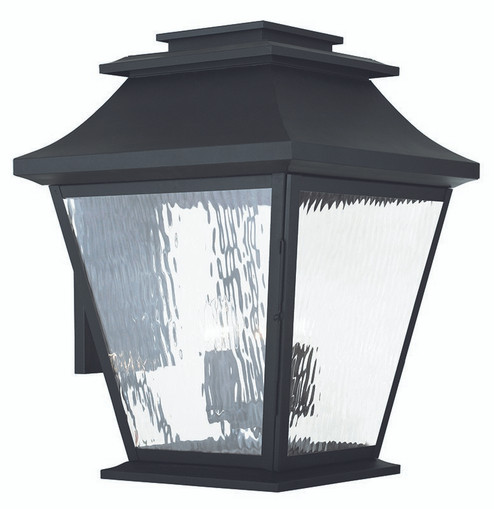 Hathaway Five Light Outdoor Wall Lantern in Black (107|20245-04)