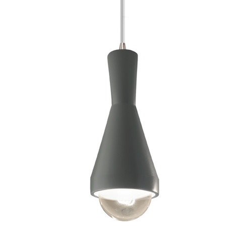 Radiance One Light Pendant in Gloss Blush (102|CER-6520-BSH-NCKL-BKCD)