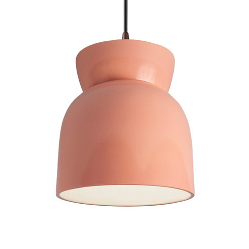 Radiance LED Pendant in Gloss Blush (102|CER-6515-BSH-DBRZ-BKCD-LED1-700)