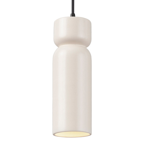 Radiance One Light Pendant in Matte White (102|CER-6510-MAT-MBLK-BKCD)