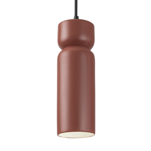 Radiance One Light Pendant in Canyon Clay (102|CER-6510-CLAY-MBLK-BKCD)