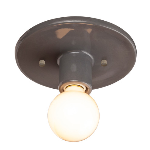 Radiance Collection One Light Flush-Mount in Gloss Grey (102|CER-6275-GRY)