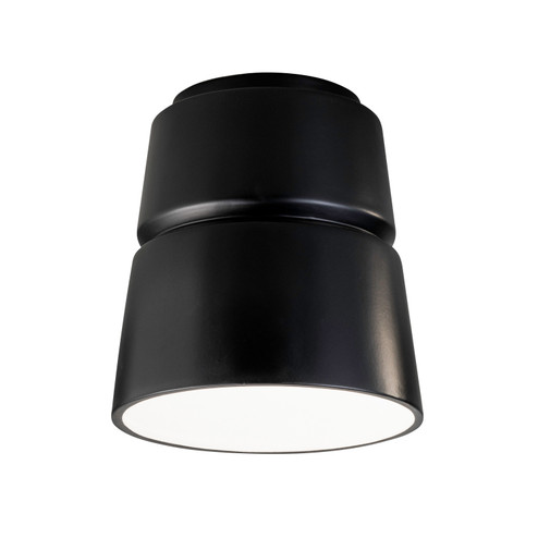 Radiance One Light Flush-Mount in Carbon - Matte Black (102|CER-6150-CRB)