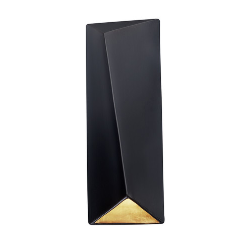 Ambiance LED Wall Sconce in Carbon Matte Black w/Champagne Gold (102|CER-5890W-CBGD)