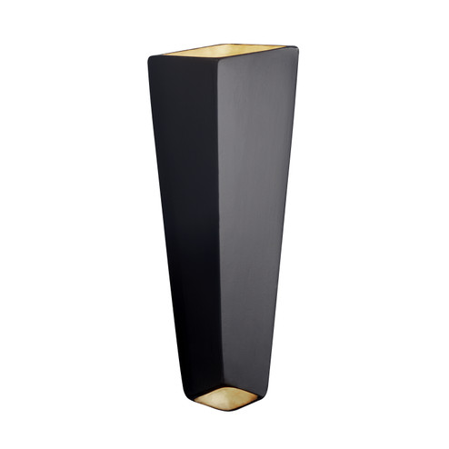 Ambiance LED Wall Sconce in Carbon Matte Black w/Champagne Gold (102|CER-5825-CBGD)