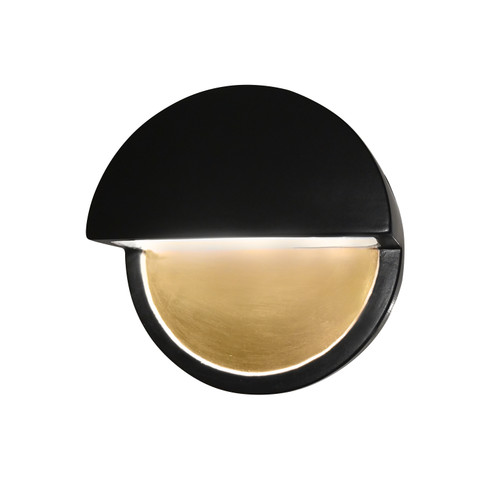 Ambiance LED Wall Sconce in Carbon Matte Black w/Champagne Gold (102|CER-5610-CBGD)
