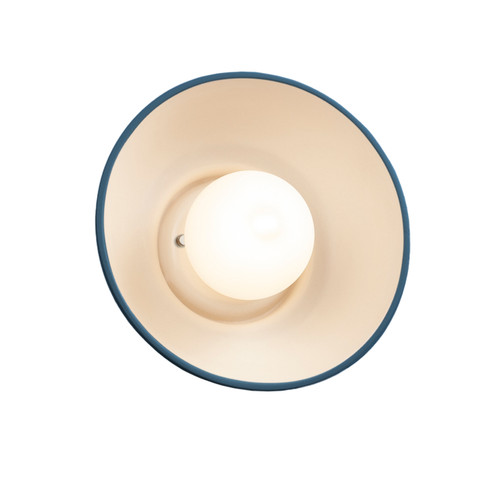 Ambiance Collection Wall Sconce in Midnight Sky with Matte White internal finish (102|CER-3030-MDMT)