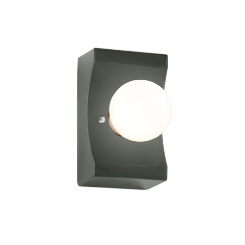 Ambiance One Light Wall Sconce in Gloss Black with Matte White internal (102|CER-3025-BKMT)