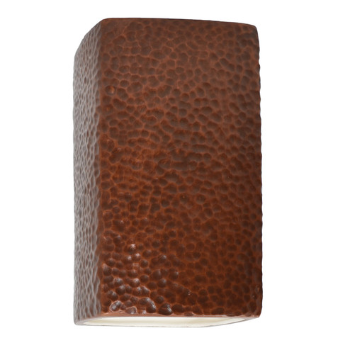 Ambiance LED Lantern in Hammered Copper (102|CER-0955-HMCP-LED2-2000)