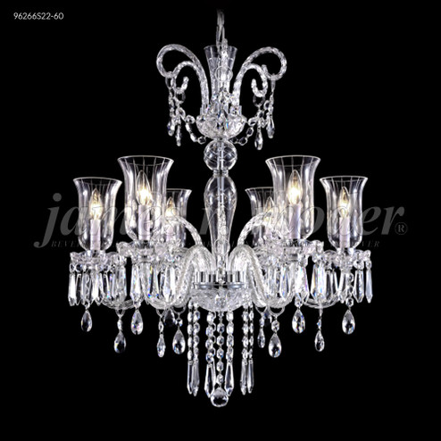 Venetian Six Light Chandelier in Silver (64|96266S22-60)