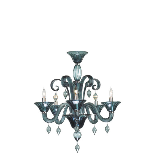 Treviso Five Light Chandelier in Chrome (208|6495-5-14)