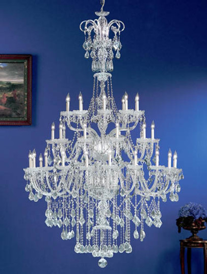 Prague 40 Light Chandelier in Chrome (92|8289 CH C)