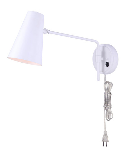 Orli One Light Wall Sconce in White (387|IWF1056A01WH)