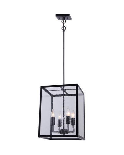 Newport Four Light Outdoor Pendant in Black (387|IOL533BK)