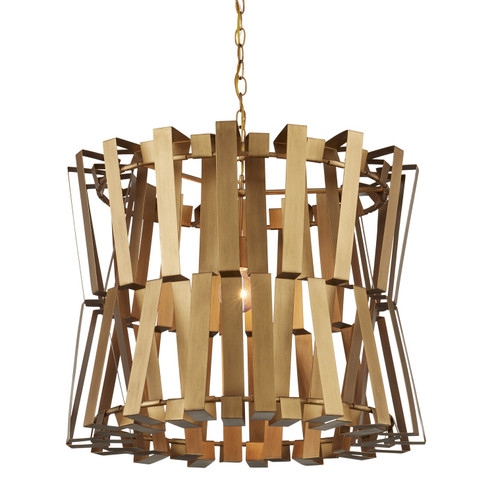 Chaconne Brass Chandelier One Light Chandelier in Brass (142|9000-1079)