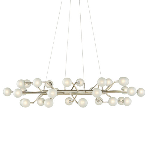 Chaldea 30 Light Chandelier in Contemporary Silver Leaf/Frosted (142|9000-0996)