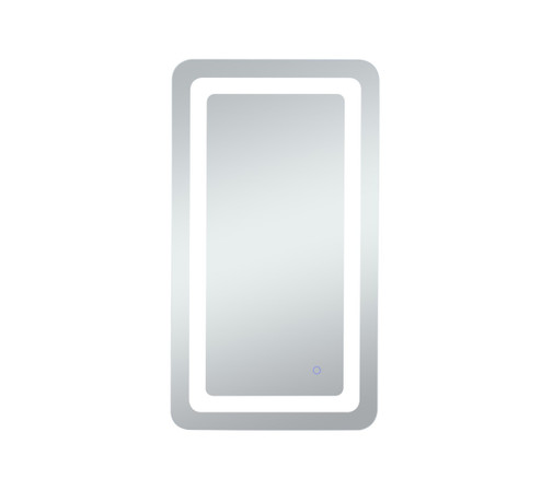 Genesis LED Mirror in Glossy White (173|MRE32436)