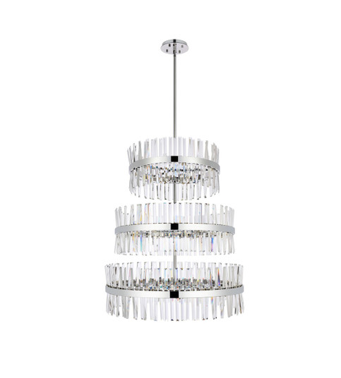 Serephina 46 Light Chandelier in Chrome (173|6200G36L3C)