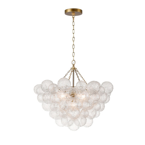 Seraphina Five Light Chandelier in Burnished Brass (374|H23101RS-5)