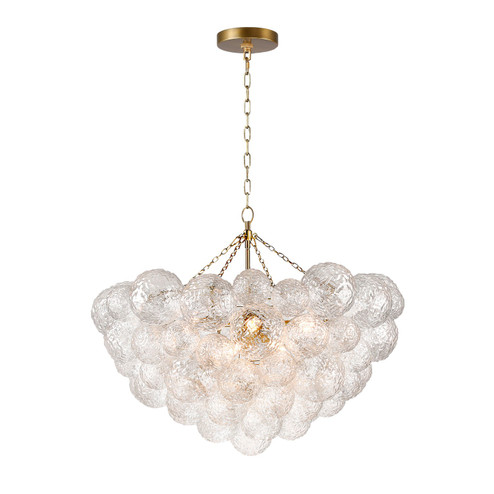 Seraphina Eight Light Chandelier in Burnished Brass (374|H23101RL-8)